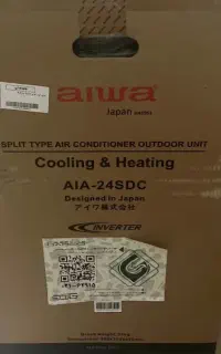 کولر گازی آیوا ژاپن ۲۴۰۰۰ اینورتر