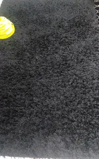فرش شگی  مشکی نو