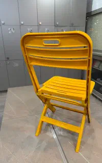 صندلی تاشو پلاستیکی جنس مرغوب