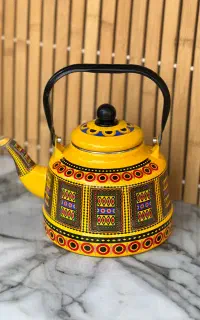 کتری لعابی کاملا نو