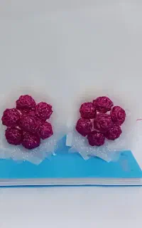 دسته گل روبانی آویز ماشین جا کلیدی آویز کیف