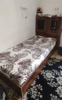 تخت یک نفره با تشک طبی