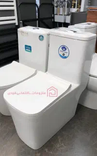 توالت فرنگی مروارید مدل الفا Alpha 72 درجه یک