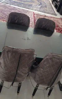 میز ناهارخوری ۶نفره تخت خواب ۲نفره باتشک