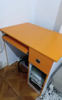 میز تحریر MDF با کشو و صفحه کشویی
