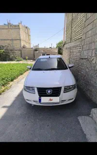 سمند سورن موتورef7سفیدمدل1401 بدون رنگ تک برگ سند