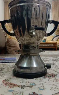 سماور عالی نسب  برنج ۶ لیتر گازی