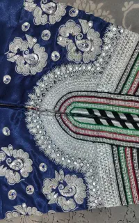 شلوار گل بالا بندری