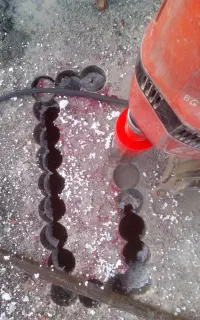 برش بتن.کرگیری.کاشت میلگرد