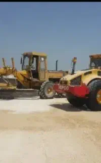 بیل لاستیکی و زنجیری،مینی بیل، گریدر و غلطک