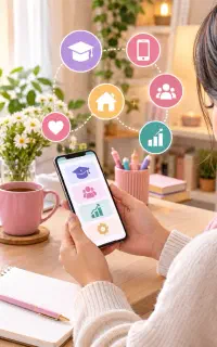 فرصت کاری مخصوص بانوان در منزل با گوشی