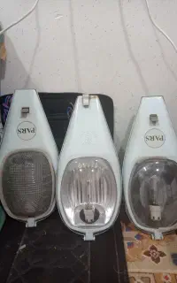 سه عدد چراغ لاک پشتی گازی 70 وات خیابانی