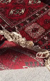 فرش دستبافت ترکمن ۱۰ متری رنگ اناری