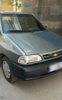 پراید 84 بدون رنگ شاسی سالم دوگانه تمیز