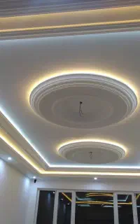 گچکاری لکه گیری نور مخفی