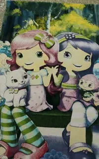 فرش چهارمتری دخترانه در حد نو