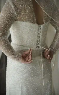 لباس عروس اروپای سایز 38