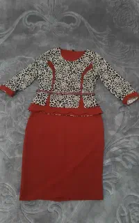 کت ودامن پارچه ودوخت ترک سایز ۴۰ تا ۴۲