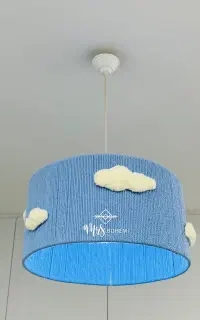 لوستر مکرومه ابر کودک