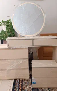 آینه دراور و پاتختی نو