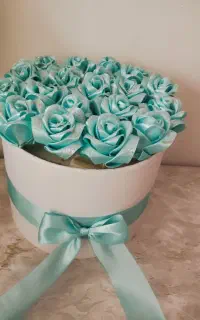 گل رز روبانی