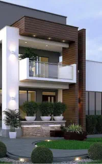 نقاشی ساختمان درب و پنجره