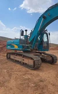 کانال کنی و استخرزنی با دستگاه زنجیری 210