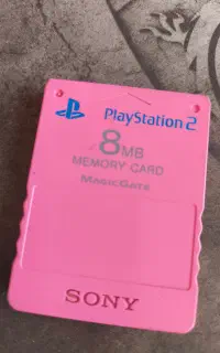 مموری کارت اورجینال صورتی ps2