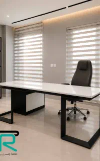 فروش میز مدرن لاکچری کد ۳۵۰۰/کانتر کافی نت/صندلی