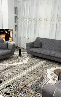 مبل راحتی خانگی با عسلی