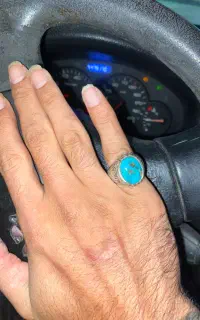 انگشتر فیروزه نقره اصل