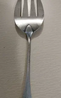 چنگال قدیمی نقره کلکسیونی