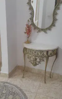 اینه و شمعدان برنز