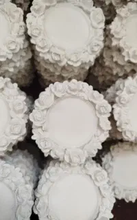 بیس خام قاب گل رز