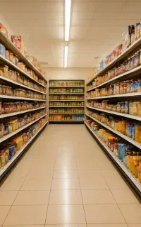 نیروی کار آقا برای سوپرمارکت