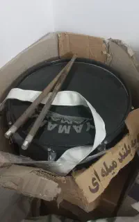 طبل ارتشی  *نو نو* استیل پایه بلند با چوب و تسمه