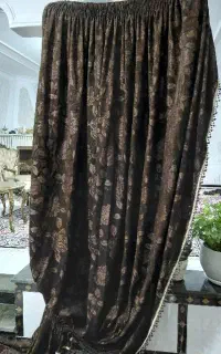 والان پرده و پرده اتاق وچوب پرده