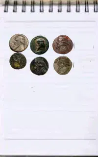 6عددسکه اردشیر بزرگ