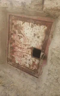 درب کامل آهنی  برای کوله کبوتر