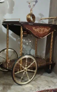 میز بار طرح چوب و جادکوری قفسه