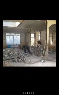 کارگر ساعتی تخریب دیوار و زمین  و حمل نخاله روزانه