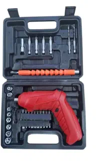 پیچ‌گوشتی شارژی با جعبه ابزار