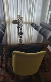 مبلمان و میز ناهارخوری هشت نفره