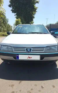 پژو GLX 405 مدل 1386دوگانه کارخانه نقره ای
