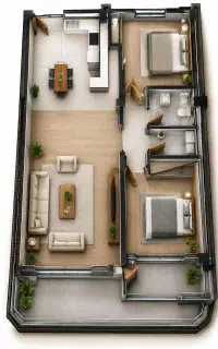 پیش‌فروش92متری/منطقه 11/دوخواب
