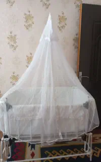 گهواره کنارتخت مادر ووالان پرده ۴عدد