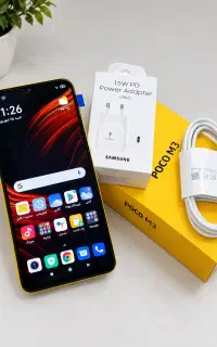 یک عدد گوشی poco m3 رم 4  حافظه 128 مهلت تست