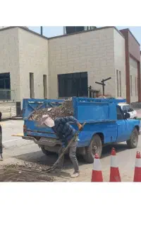 حمل نخاله ومصالح ساختمانی با نیسان ابی کمپرسی