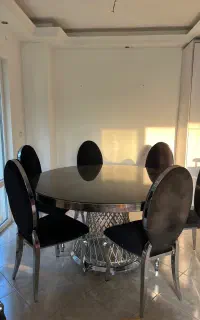 میز غذاخوری استیل