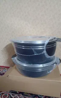 ماهیتابه و قابلمه تفلون گرانیتی ۸ تا ۱۰ نفره نو